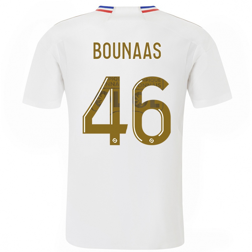 Kids  Idris Bounaas #46 White Home Jersey 2023/24 T-Shirt