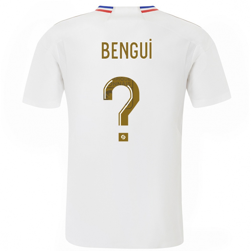 Kids  Justin Bengui #0 White Home Jersey 2023/24 T-Shirt