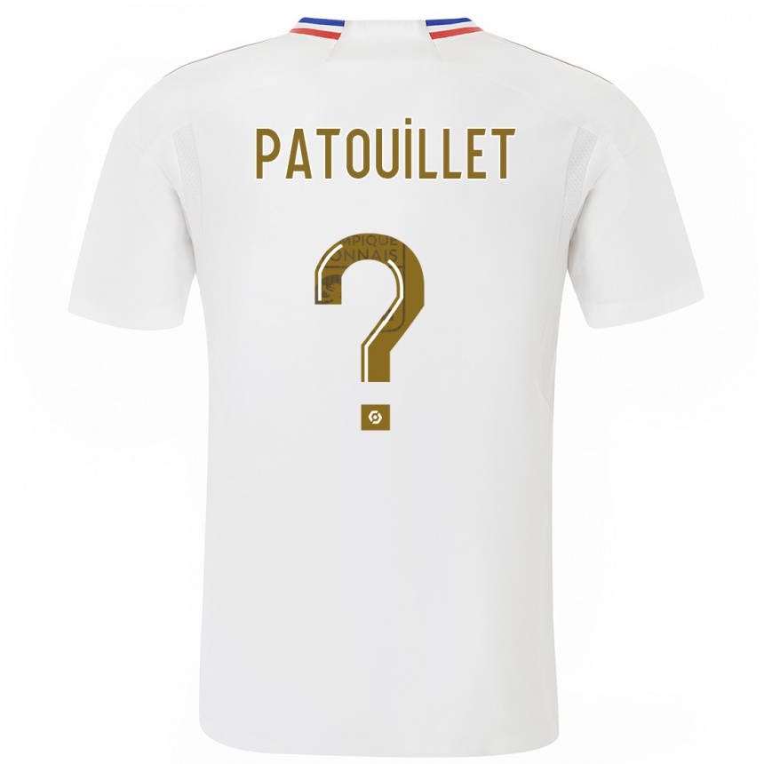 Kids  Mathieu Patouillet #0 White Home Jersey 2023/24 T-Shirt