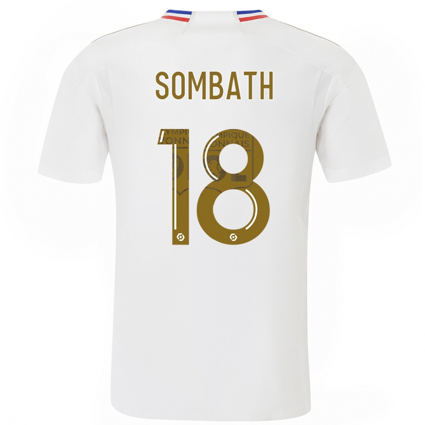 Kids  Alice Sombath #18 White Home Jersey 2023/24 T-Shirt