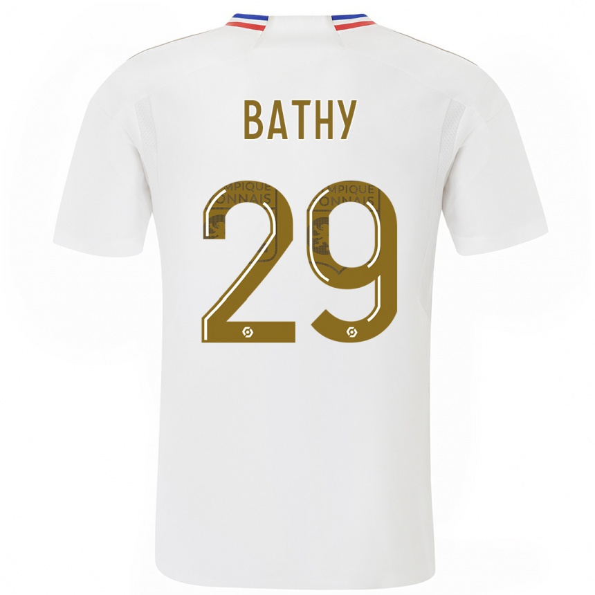 Kids  Griedge Mbock Bathy #29 White Home Jersey 2023/24 T-Shirt