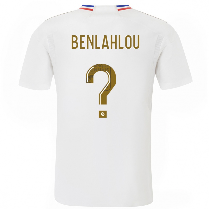 Kids  Daryll Benlahlou #0 White Home Jersey 2023/24 T-Shirt