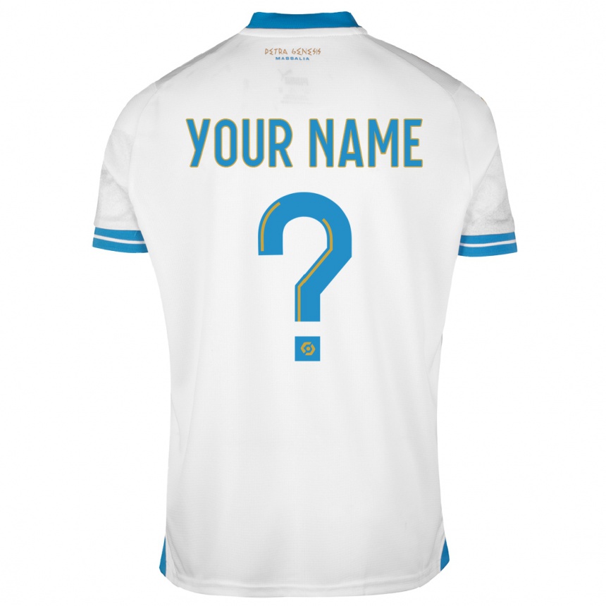 Kids  Your Name #0 White Home Jersey 2023/24 T-Shirt