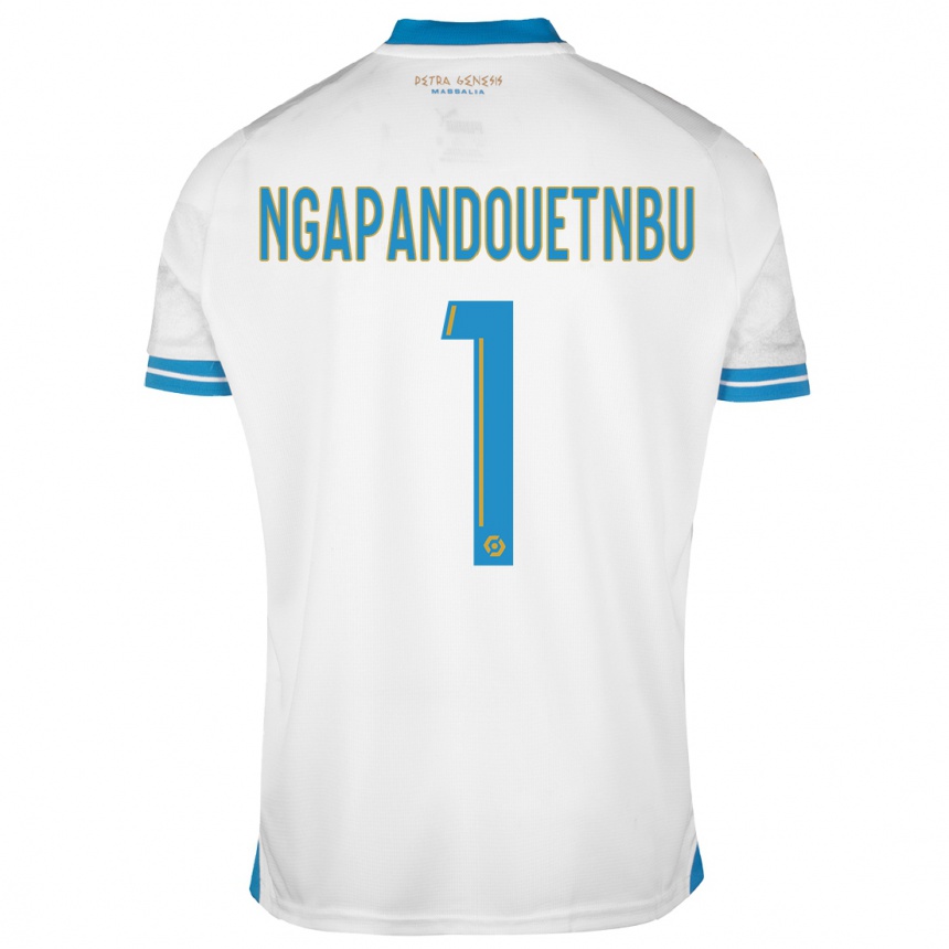 Kids  Simon Ngapandouetnbu #1 White Home Jersey 2023/24 T-Shirt