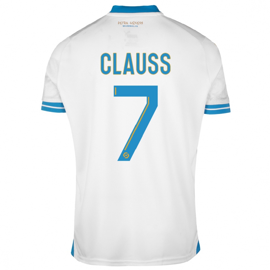 Kids  Jonathan Clauss #7 White Home Jersey 2023/24 T-Shirt