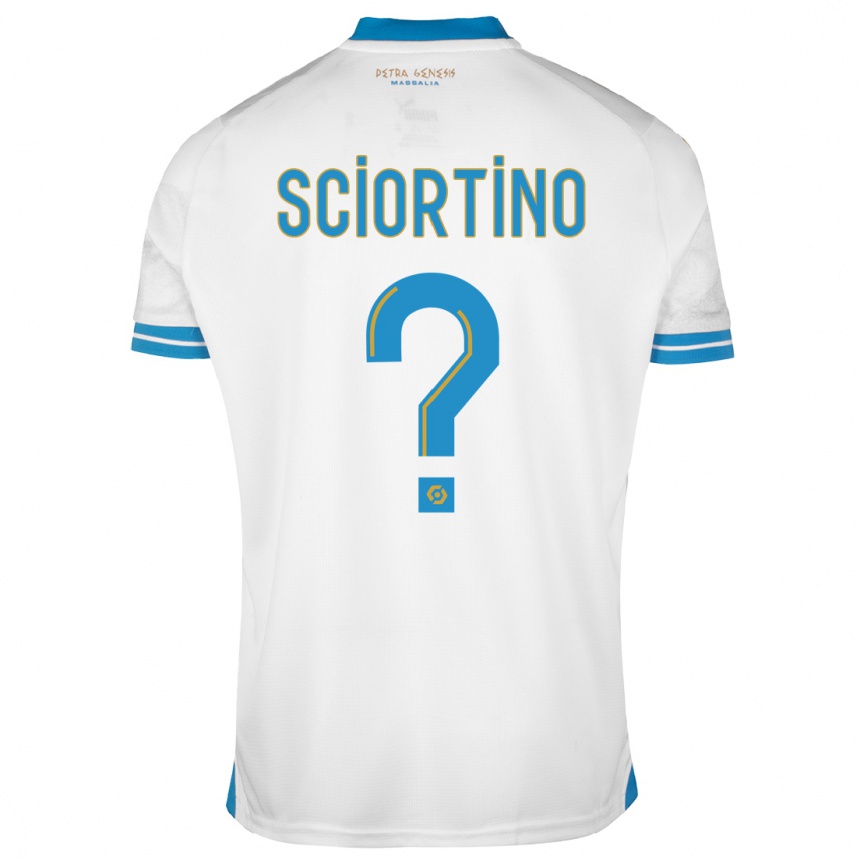 Kids  Paolo Sciortino #0 White Home Jersey 2023/24 T-Shirt