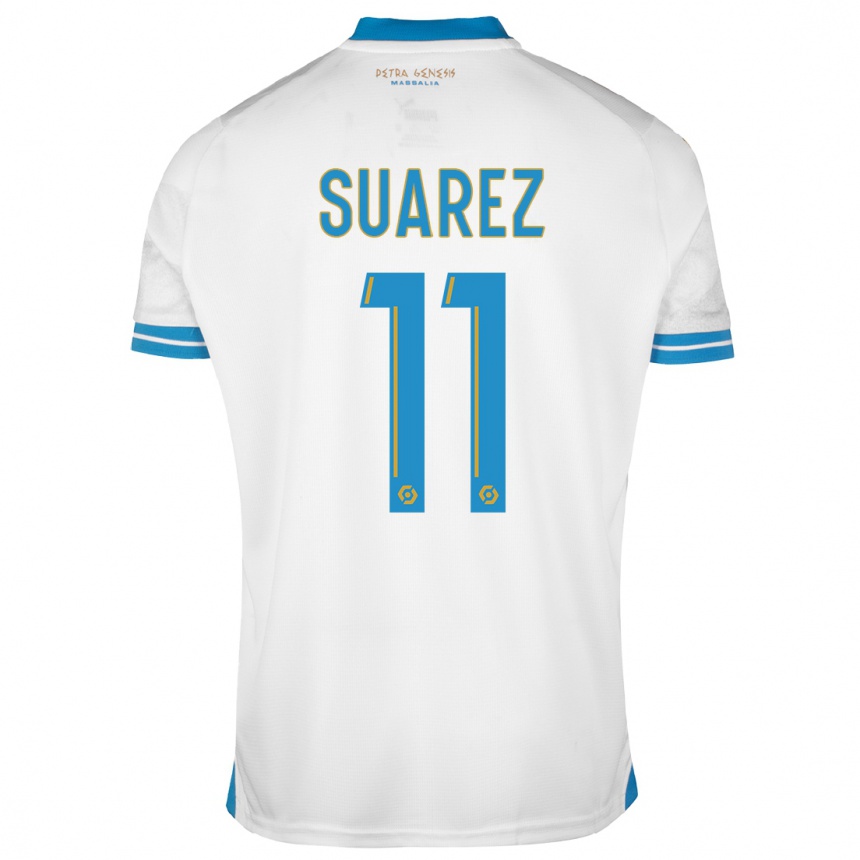 Kids  Luis Suarez #11 White Home Jersey 2023/24 T-Shirt