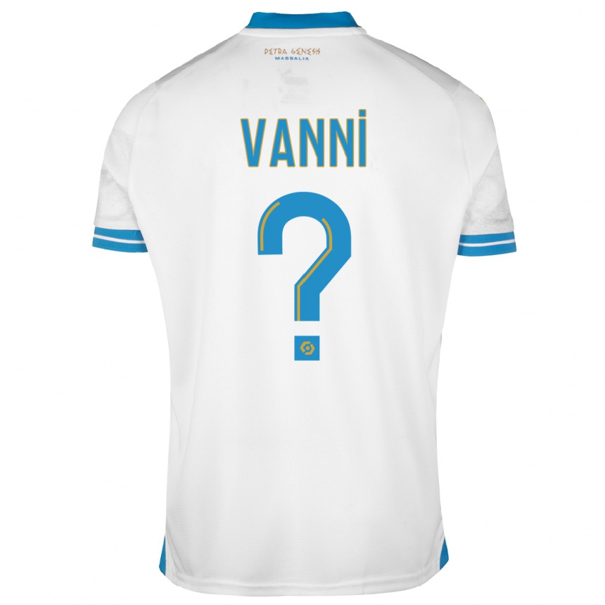 Kids  Fabio Vanni #0 White Home Jersey 2023/24 T-Shirt