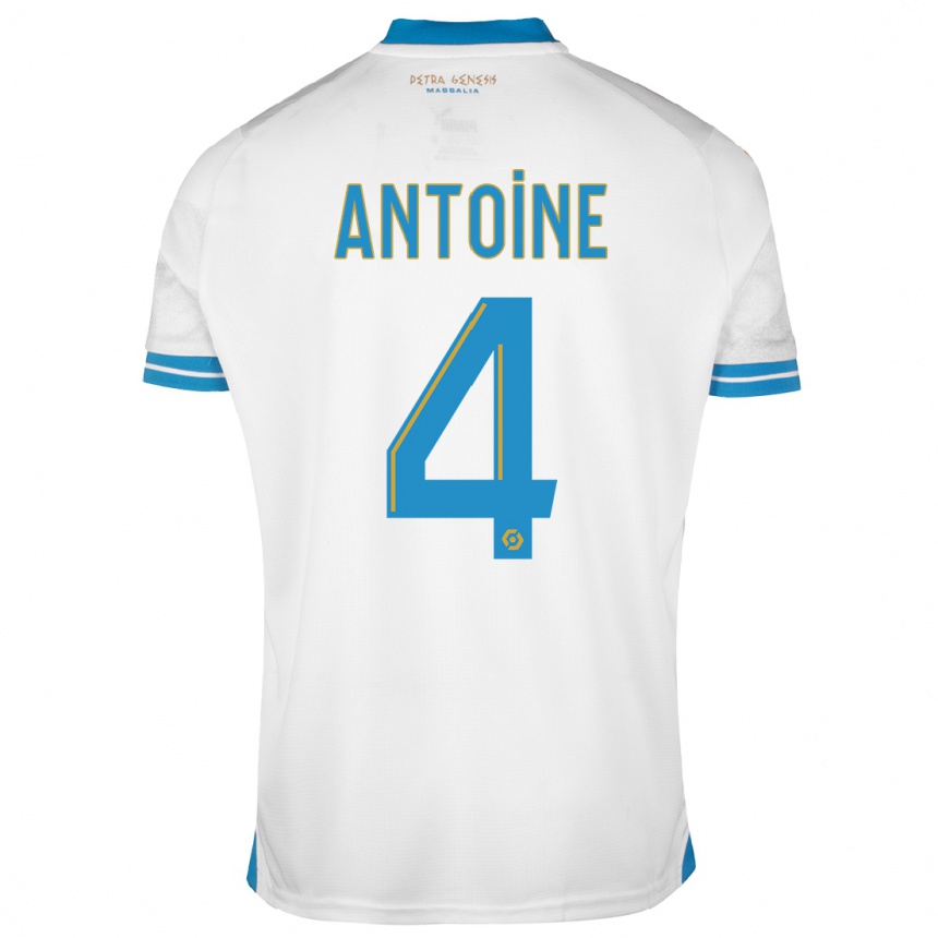 Kids  Maud Antoine #4 White Home Jersey 2023/24 T-Shirt