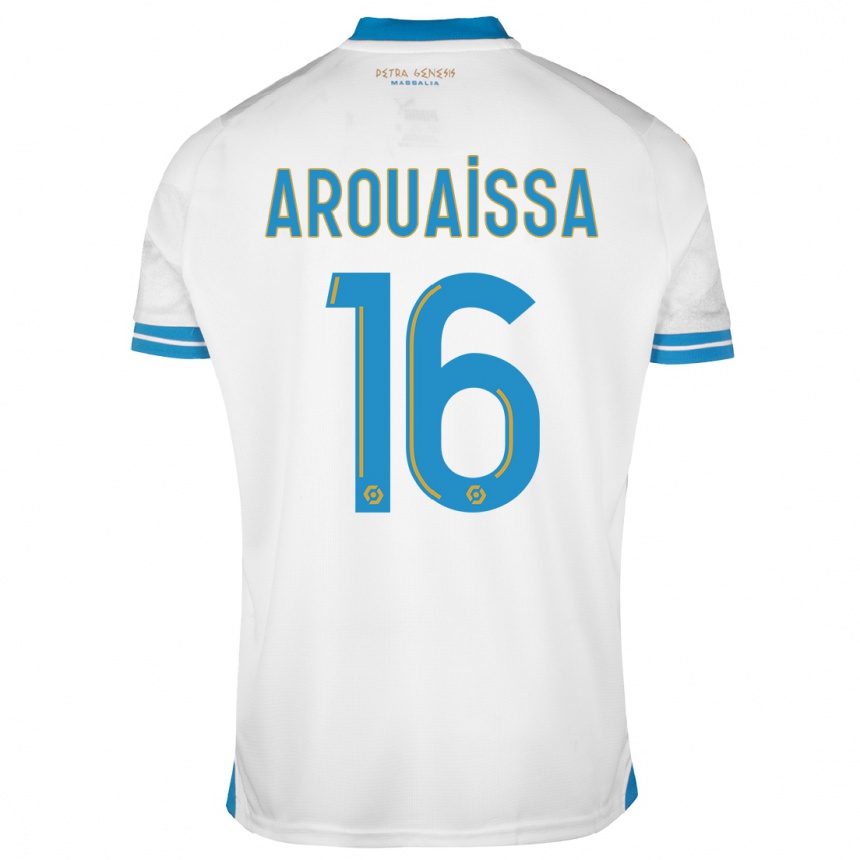 Kids  Ines Arouaissa #16 White Home Jersey 2023/24 T-Shirt