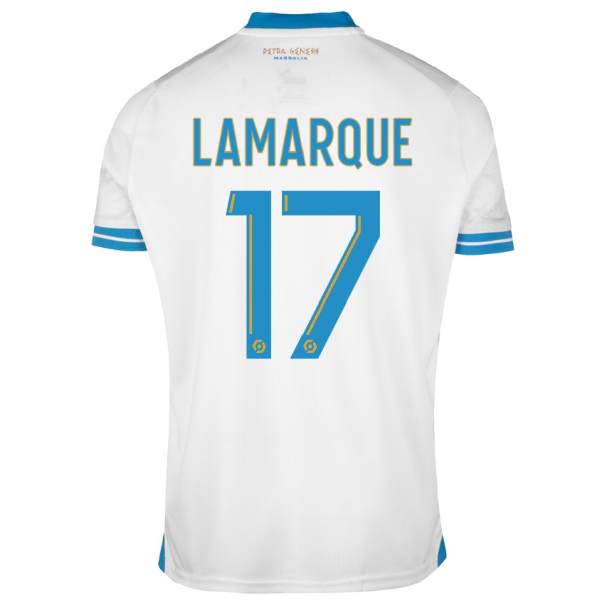 Kids  Alais Lamarque #17 White Home Jersey 2023/24 T-Shirt