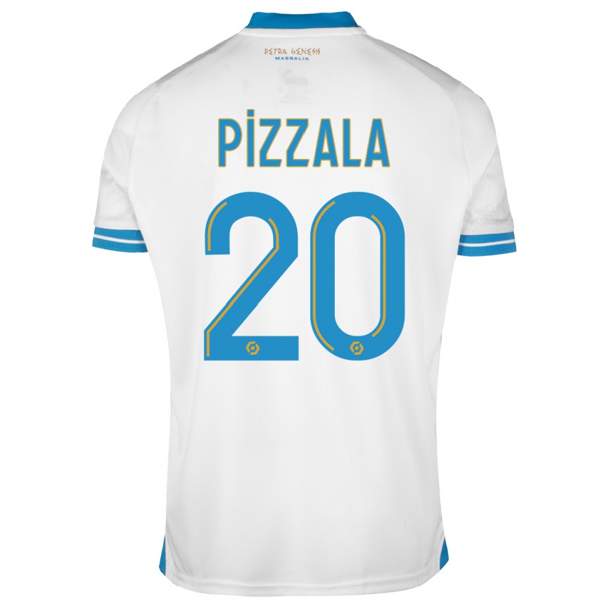 Kids  Caroline Pizzala #20 White Home Jersey 2023/24 T-Shirt