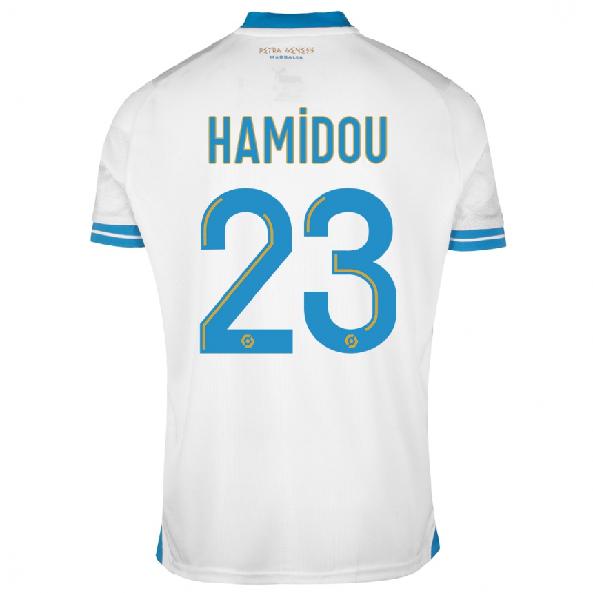 Kids  Jamila Hamidou #23 White Home Jersey 2023/24 T-Shirt