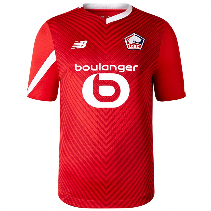 Kids Football Tiago Djaló #3 Red Home Jersey 2023/24 T-Shirt