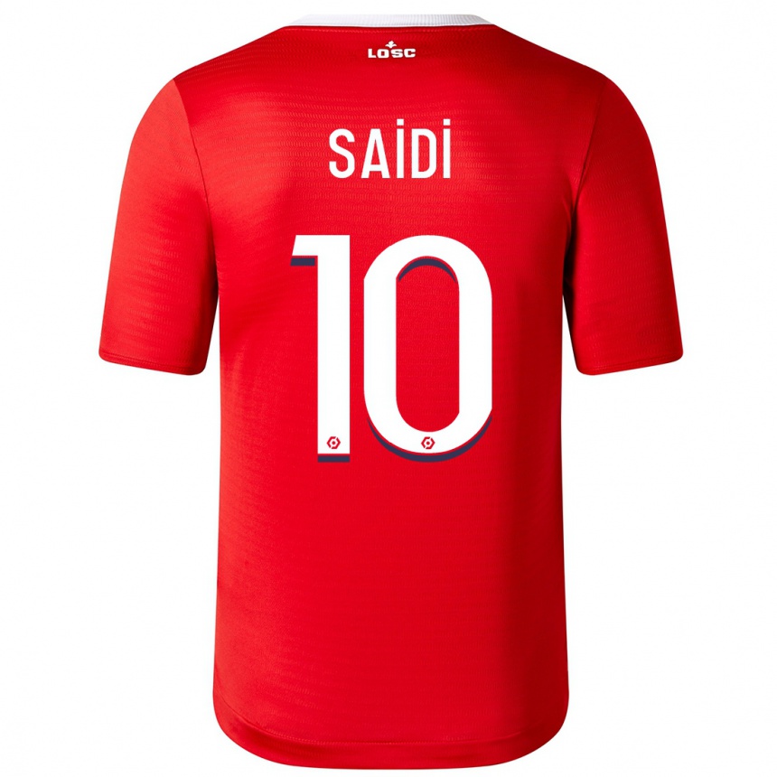 Kids Football Rachel Saidi #10 Red Home Jersey 2023/24 T-Shirt