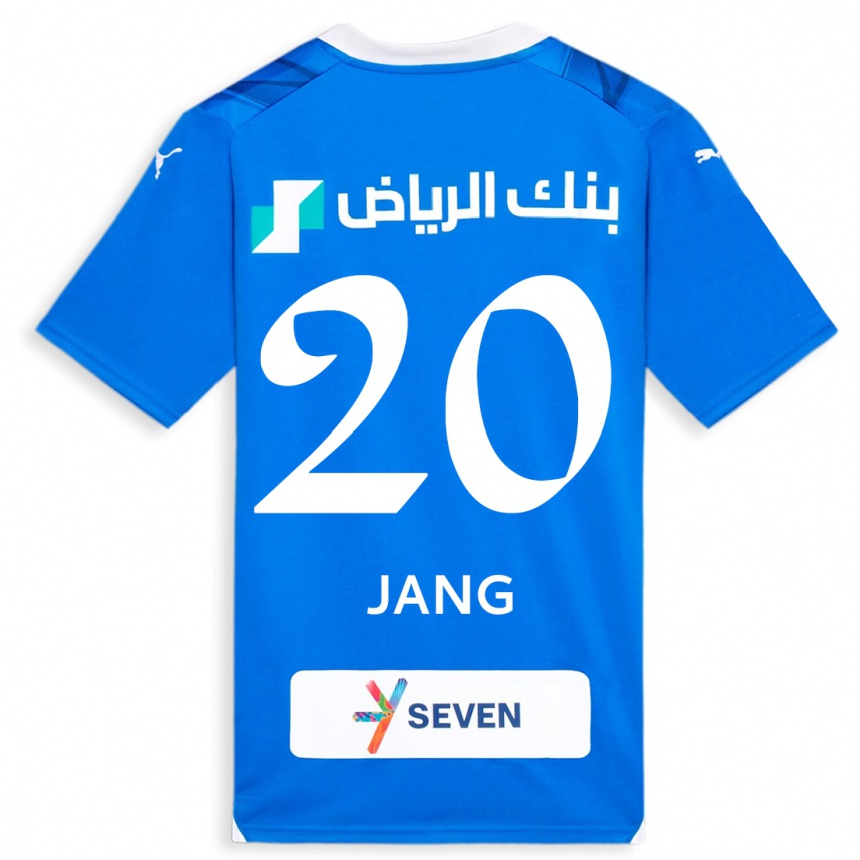 Kids  Hyun-Soo Jang #20 Blue Home Jersey 2023/24 T-Shirt