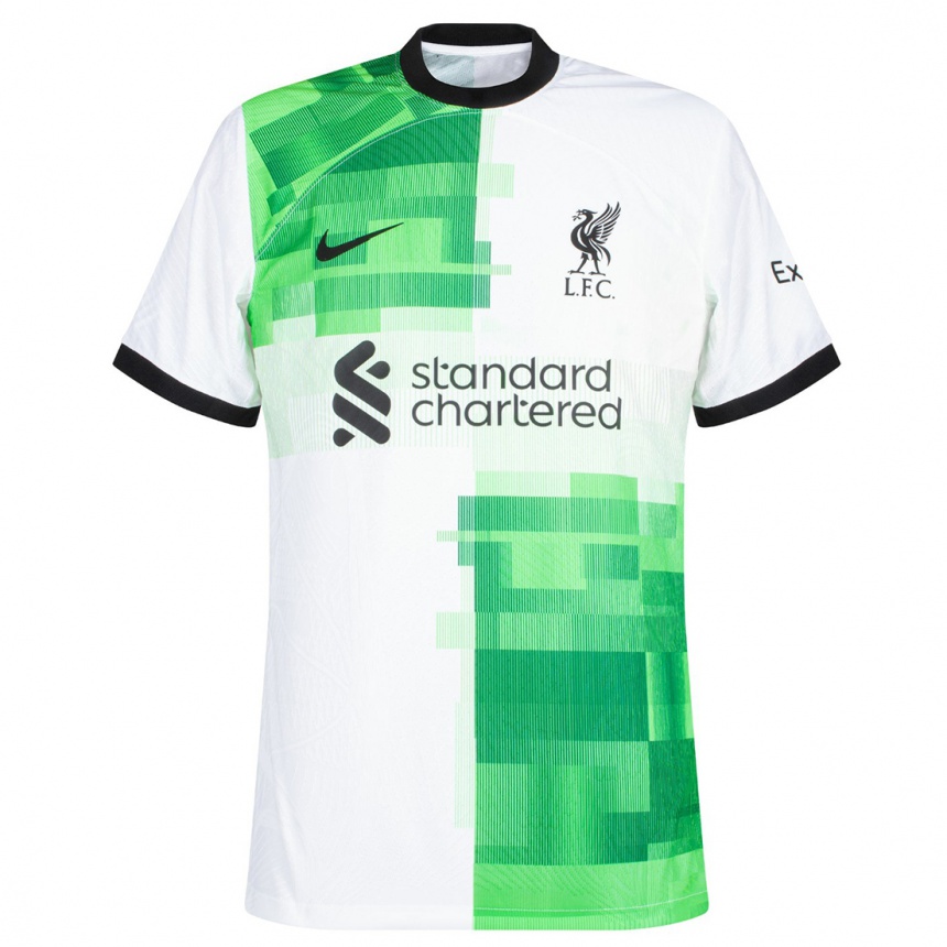 Kids  Alex Oxlade Chamberlain #15 White Green Away Jersey 2023/24 T-Shirt