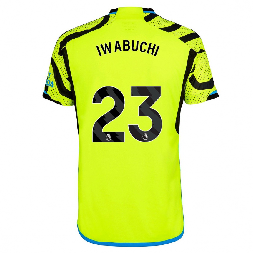 Kids  Mana Iwabuchi #23 Yellow Away Jersey 2023/24 T-Shirt