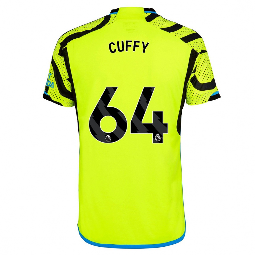 Kids  Brooke Norton Cuffy #64 Yellow Away Jersey 2023/24 T-Shirt