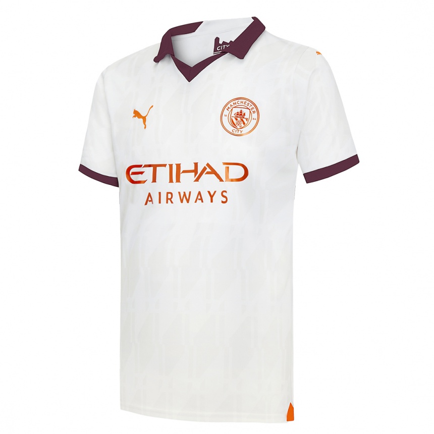 Kids  Yeboah Amankwah #57 White Away Jersey 2023/24 T-Shirt