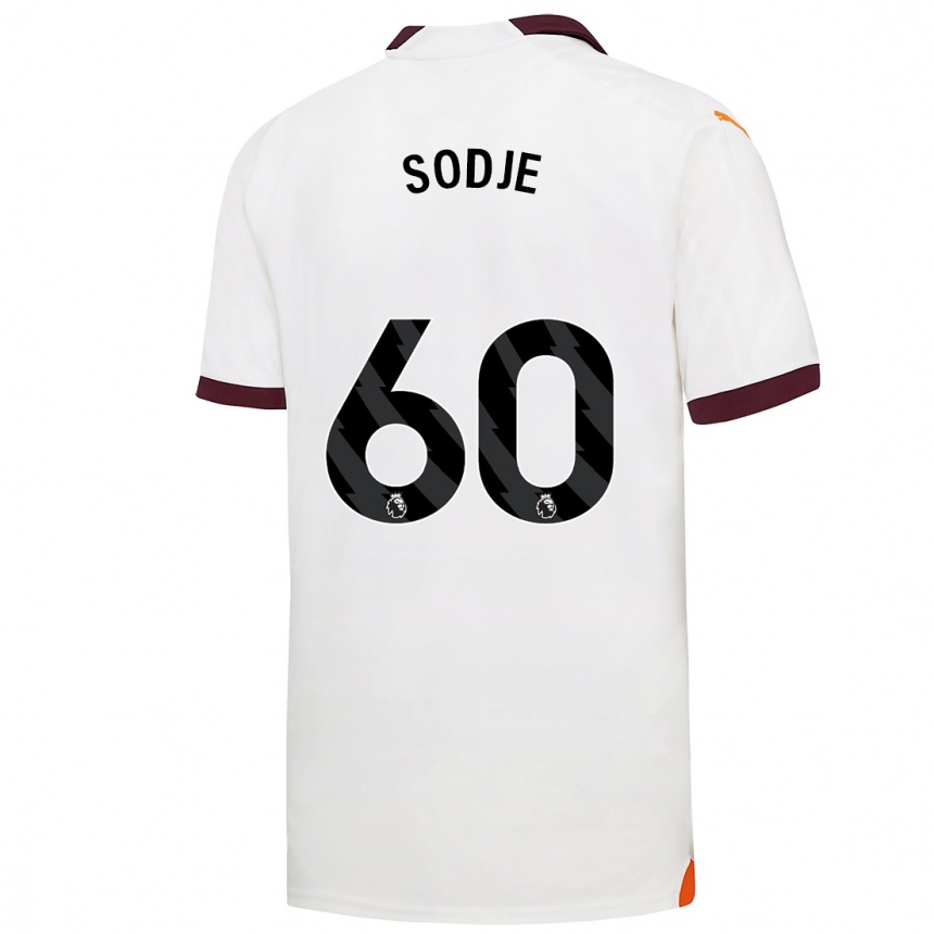 Kids  Tai Sodje #60 White Away Jersey 2023/24 T-Shirt