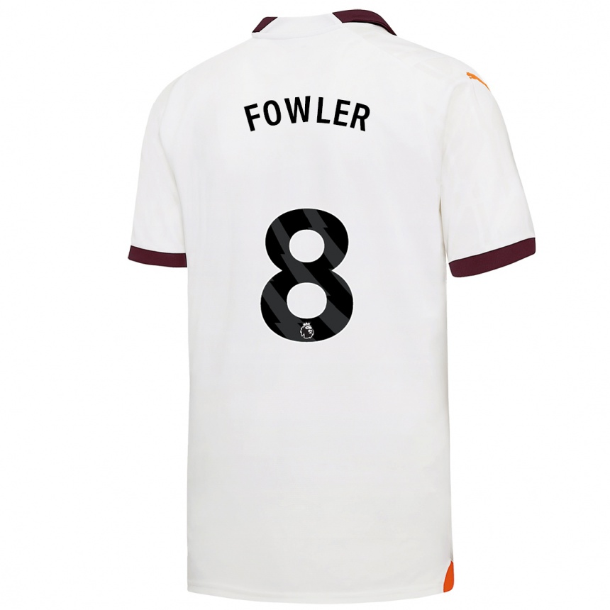 Kids  Mary Fowler #8 White Away Jersey 2023/24 T-Shirt