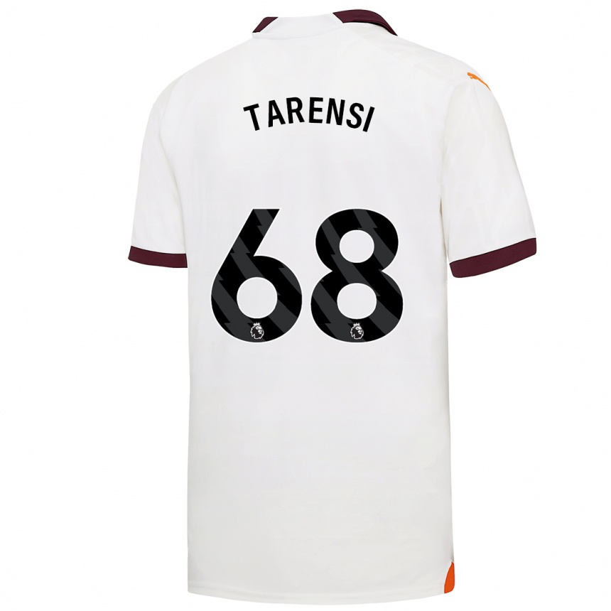 Kids  Oscar Tarensi #68 White Away Jersey 2023/24 T-Shirt