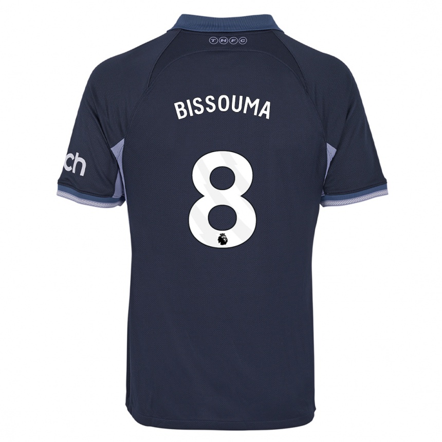 Kids  Yves Bissouma #8 Dark Blue Away Jersey 2023/24 T-Shirt