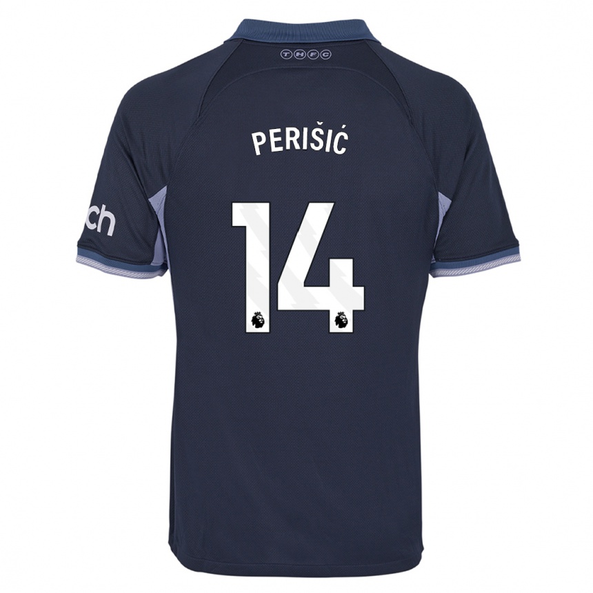 Kids  Ivan Perisic #14 Dark Blue Away Jersey 2023/24 T-Shirt