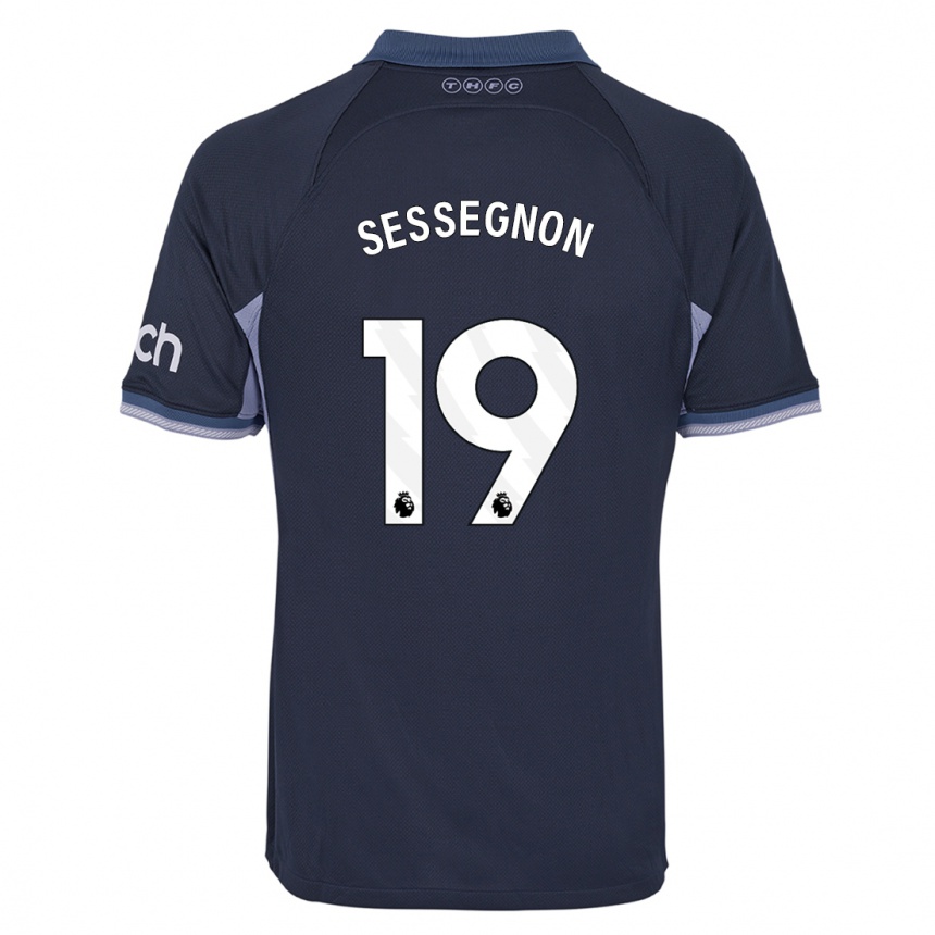 Kids  Ryan Sessegnon #19 Dark Blue Away Jersey 2023/24 T-Shirt