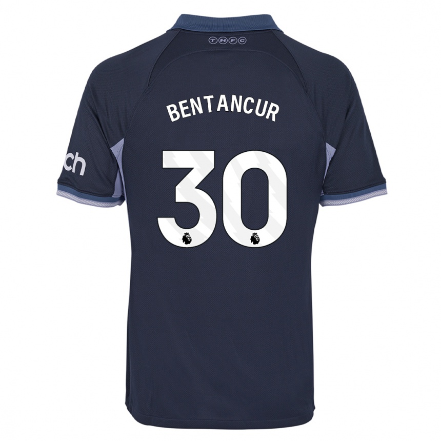 Kids  Rodrigo Bentancur #30 Dark Blue Away Jersey 2023/24 T-Shirt