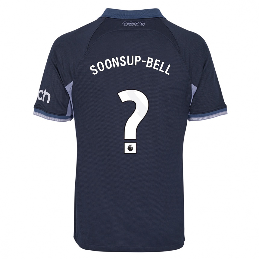 Kids  Jude Soonsup-Bell #0 Dark Blue Away Jersey 2023/24 T-Shirt