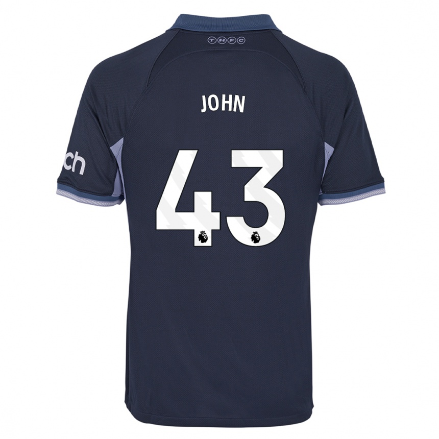 Kids  Nile John #43 Dark Blue Away Jersey 2023/24 T-Shirt