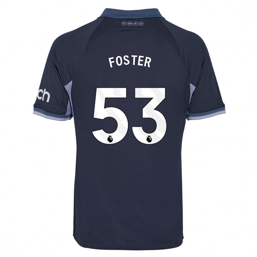 Kids  Brooklyn Lyons Foster #53 Dark Blue Away Jersey 2023/24 T-Shirt