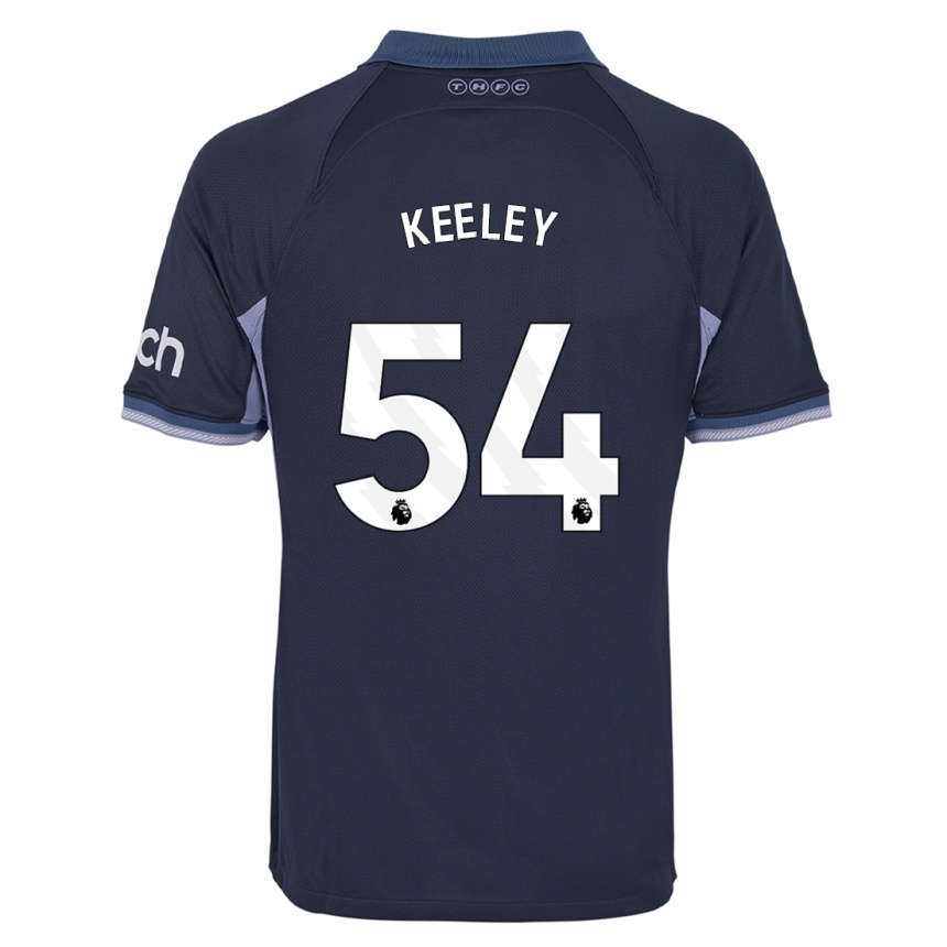 Kids  Josh Keeley #54 Dark Blue Away Jersey 2023/24 T-Shirt