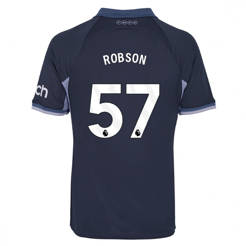 Kids  Max Robson #57 Dark Blue Away Jersey 2023/24 T-Shirt