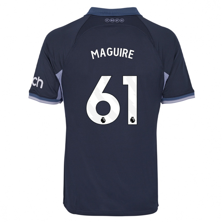 Kids  Aaron Maguire #61 Dark Blue Away Jersey 2023/24 T-Shirt