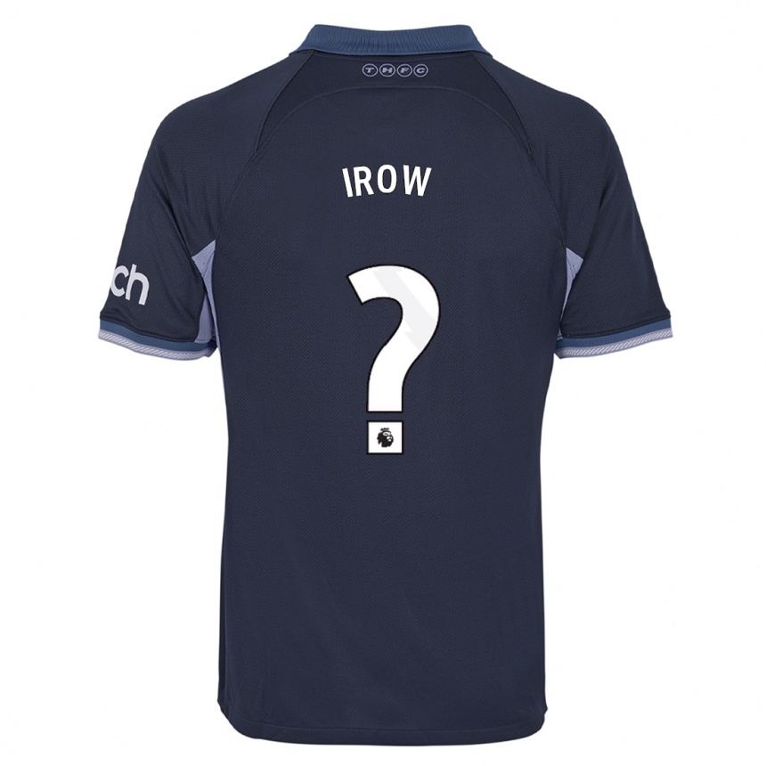 Kids  Oliver Irow #0 Dark Blue Away Jersey 2023/24 T-Shirt