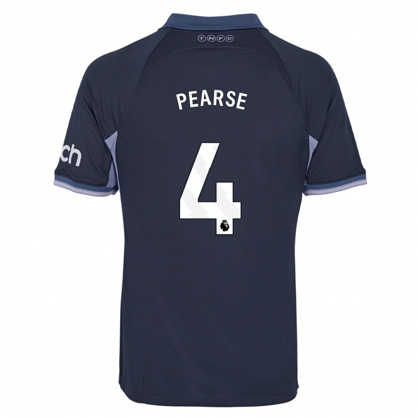 Kids  Gracie Pearse #4 Dark Blue Away Jersey 2023/24 T-Shirt