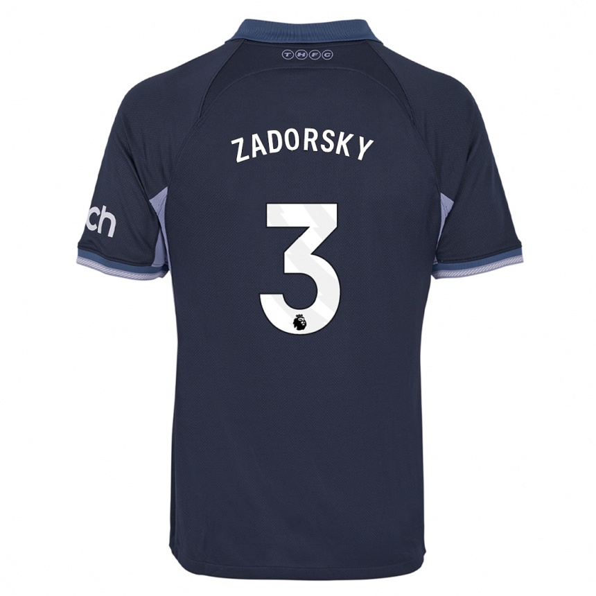 Kids  Shelina Zadorsky #3 Dark Blue Away Jersey 2023/24 T-Shirt