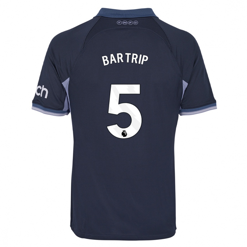 Kids  Molly Bartrip #5 Dark Blue Away Jersey 2023/24 T-Shirt