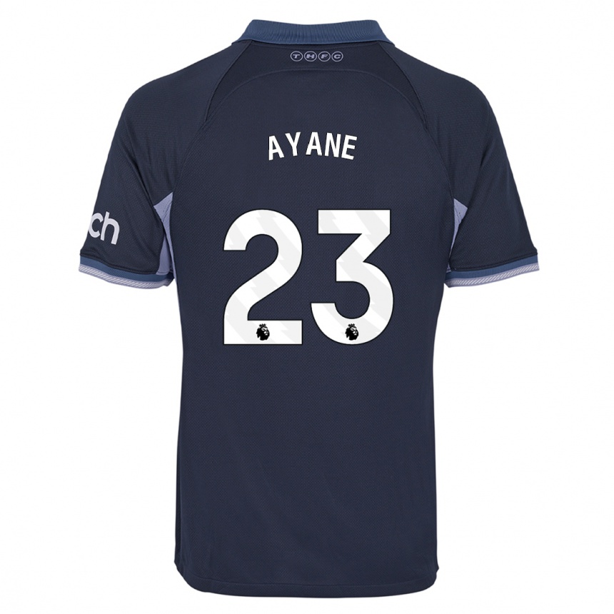 Kids  Rosella Ayane #23 Dark Blue Away Jersey 2023/24 T-Shirt