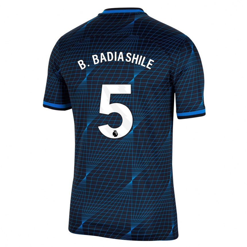 Kids  Benoît Badiashile #5 Dark Blue Away Jersey 2023/24 T-Shirt