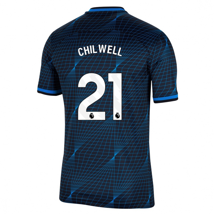 Kids  Ben Chilwell #21 Dark Blue Away Jersey 2023/24 T-Shirt