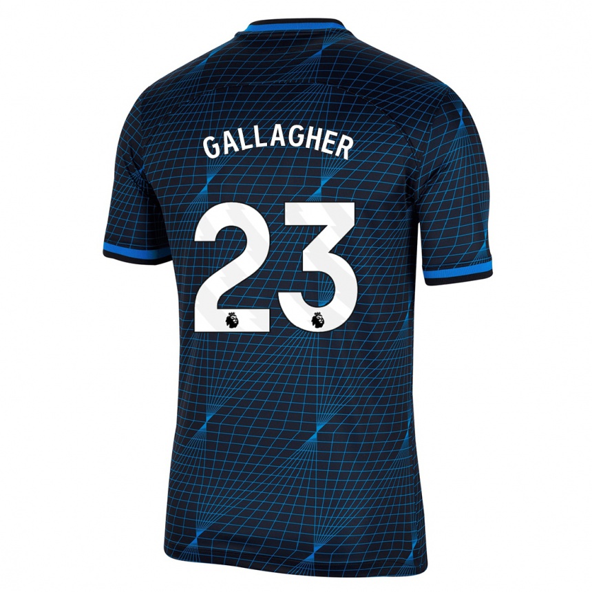 Kids  Conor Gallagher #23 Dark Blue Away Jersey 2023/24 T-Shirt