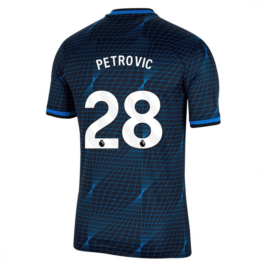 Kids  Djordje Petrovic #28 Dark Blue Away Jersey 2023/24 T-Shirt