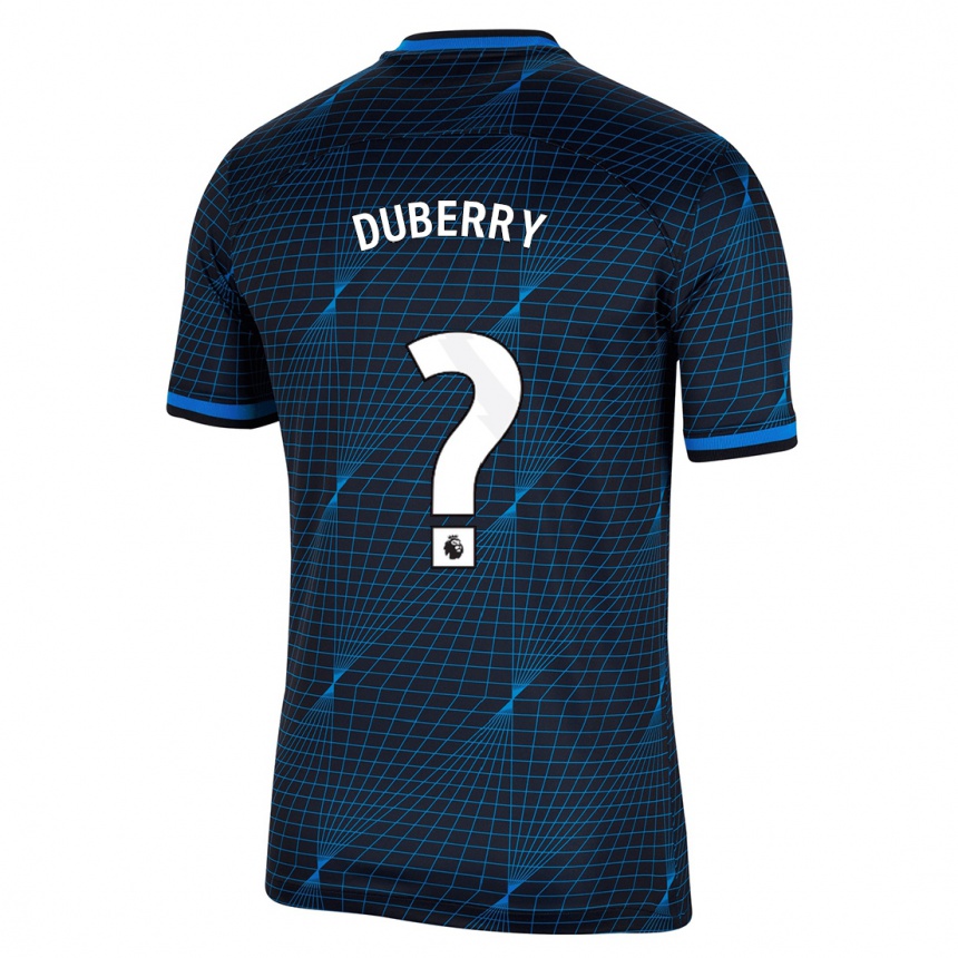 Kids  Zain Silcott-Duberry #0 Dark Blue Away Jersey 2023/24 T-Shirt