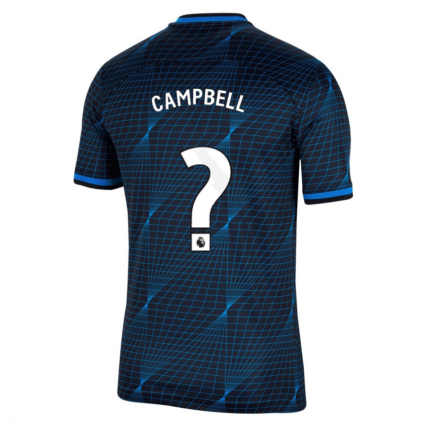 Kids  Luke Campbell #0 Dark Blue Away Jersey 2023/24 T-Shirt