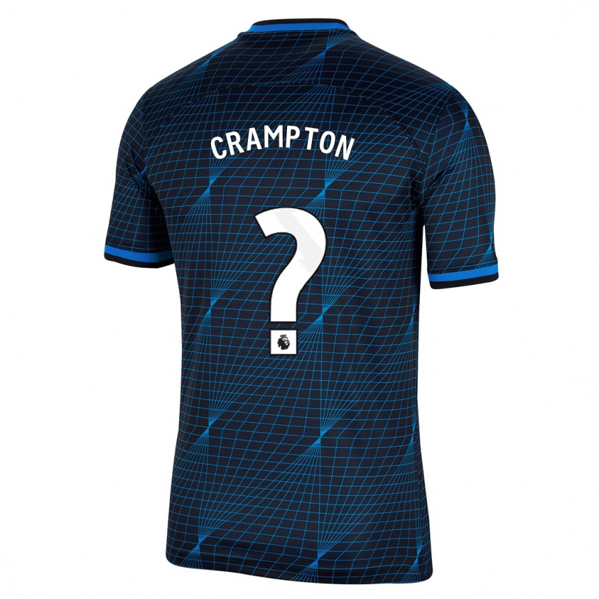 Kids  Kai Crampton #0 Dark Blue Away Jersey 2023/24 T-Shirt