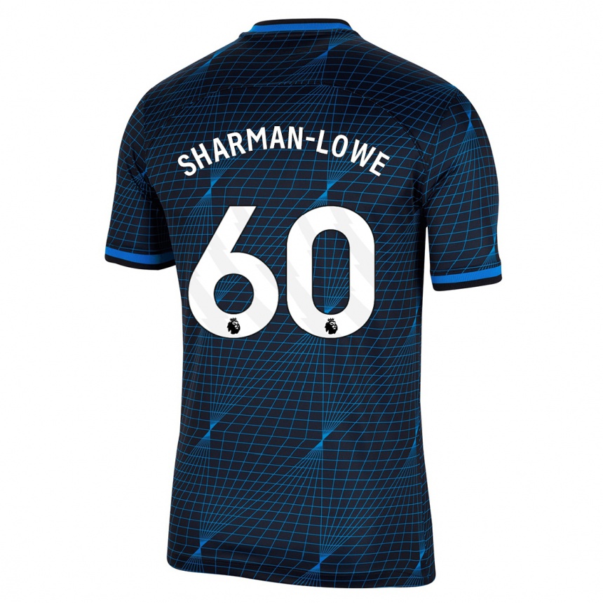 Kids  Teddy Sharman-Lowe #60 Dark Blue Away Jersey 2023/24 T-Shirt